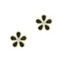 City Onyx Petal Stud Earrings - FREIDA ROTHMAN