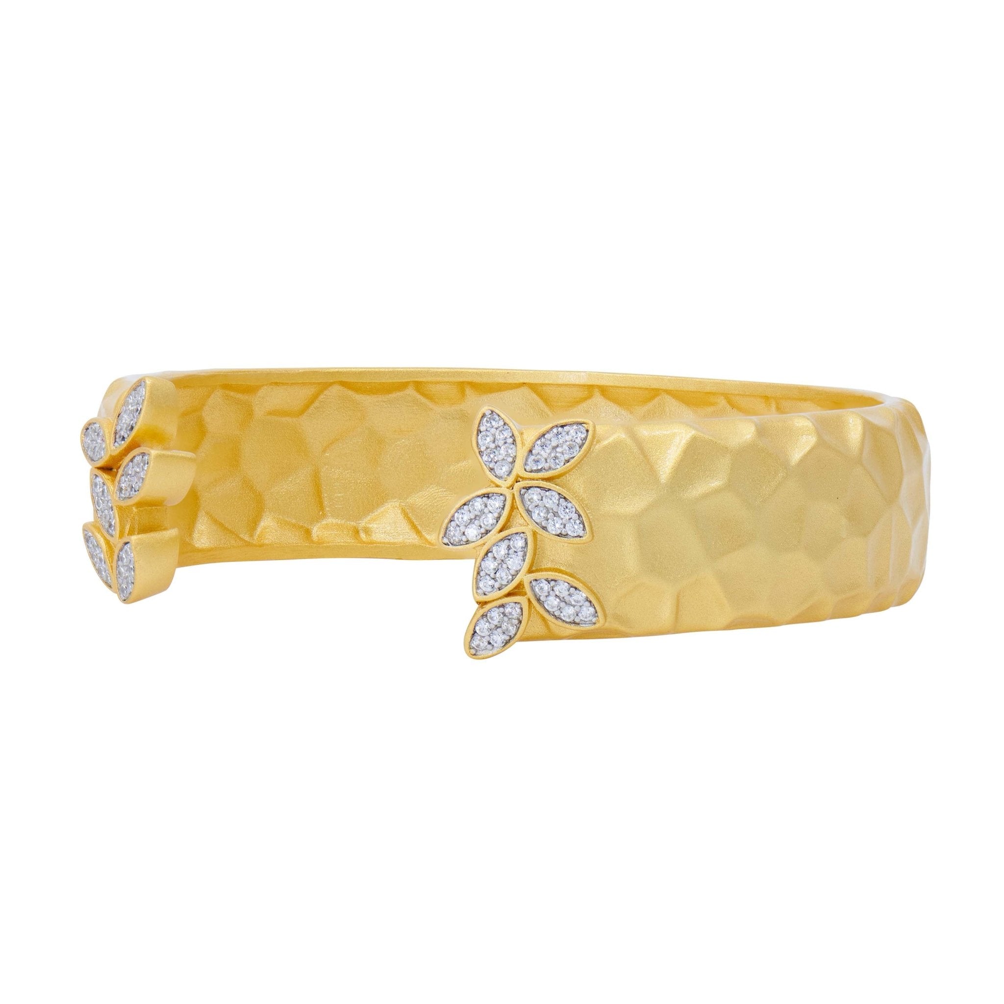 City Petals Hammered Cuff - FREIDA ROTHMAN