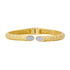 City Pavé Edge Hammered Cuff - FREIDA ROTHMAN