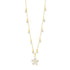 City Pavé Petal Studded Charm Necklace - FREIDA ROTHMAN