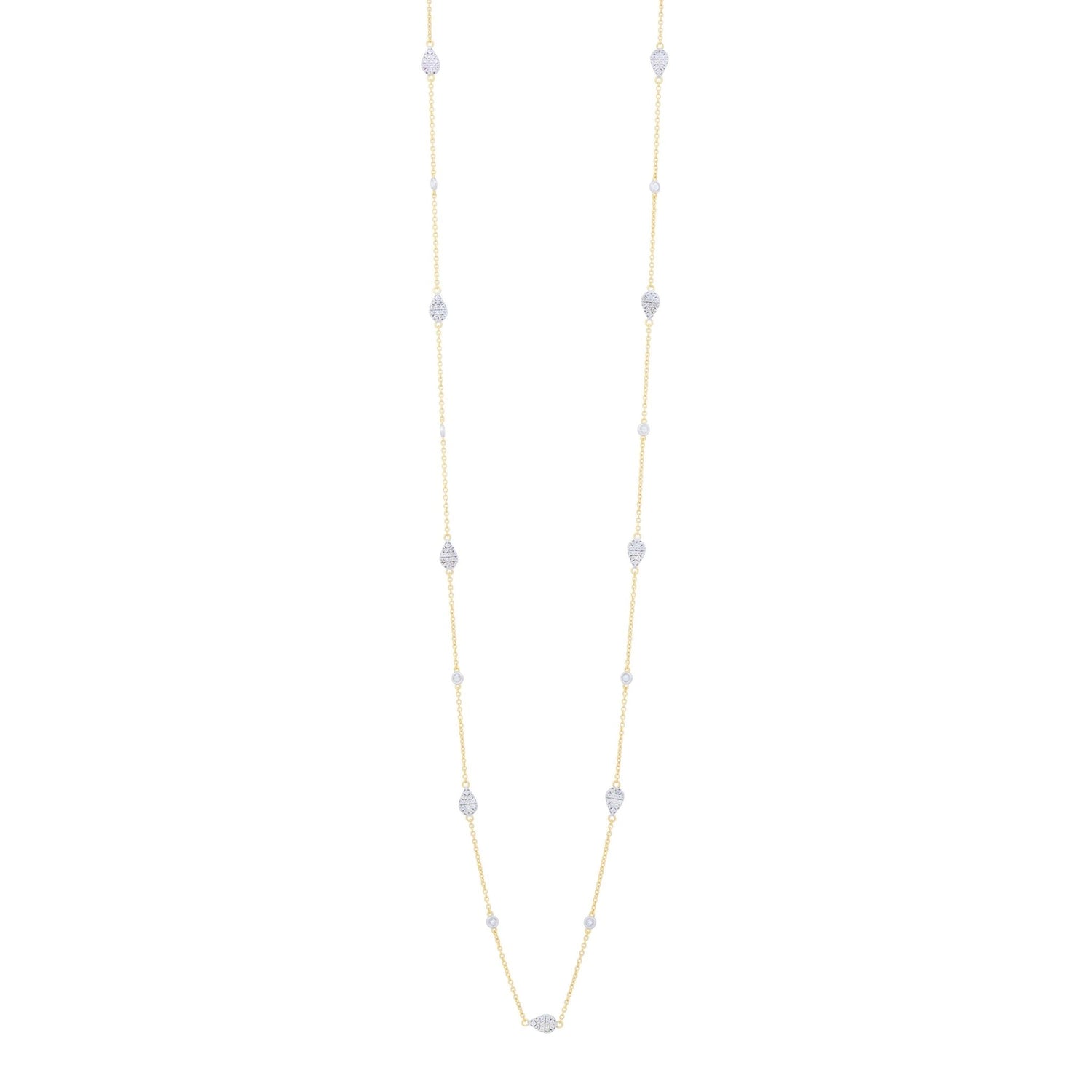 City Petals Long Station Necklace - FREIDA ROTHMAN