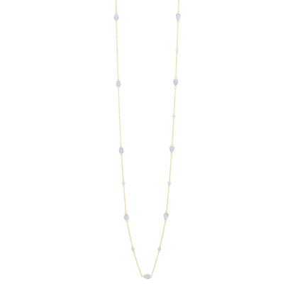 City Petals Long Station Necklace - FREIDA ROTHMAN