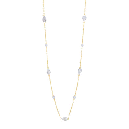 City Petals Long Station Necklace - FREIDA ROTHMAN