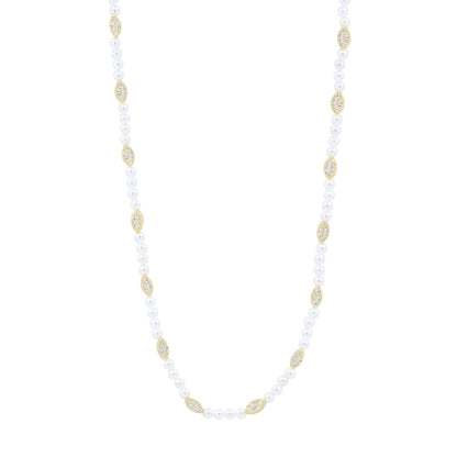 City Petals Pearl Short Necklace - FREIDA ROTHMAN