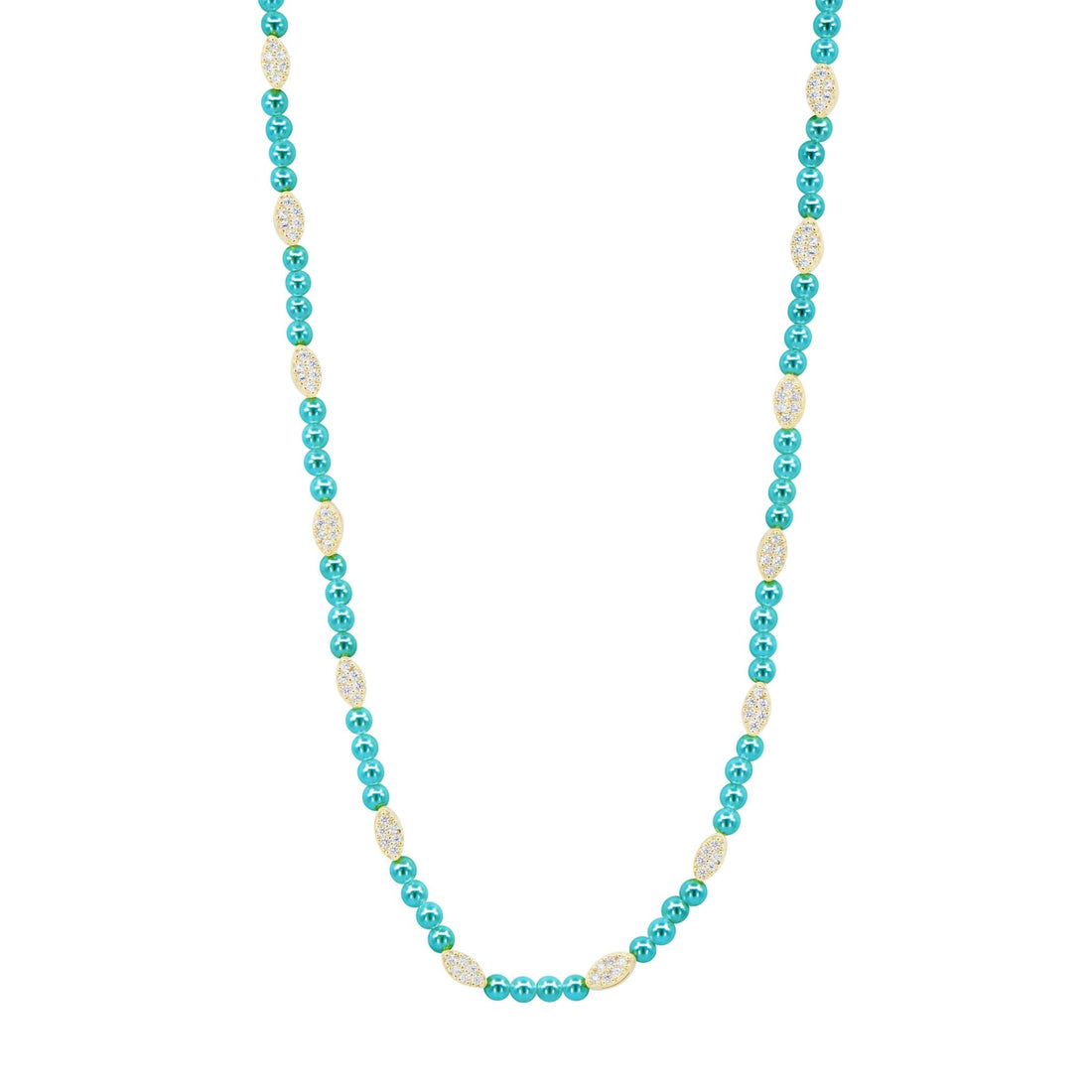City Petals Turquoise Short Necklace - FREIDA ROTHMAN
