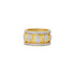 City Petals Hammered 3 - Stack Ring - FREIDA ROTHMAN