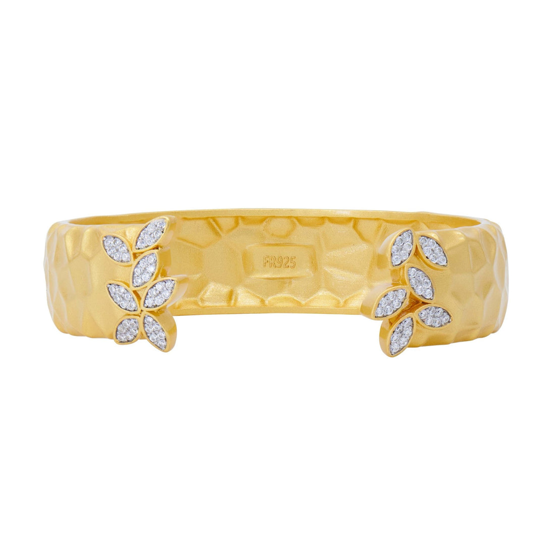 City Petals Hammered Cuff - FREIDA ROTHMAN