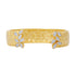 City Petals Hammered Cuff - FREIDA ROTHMAN