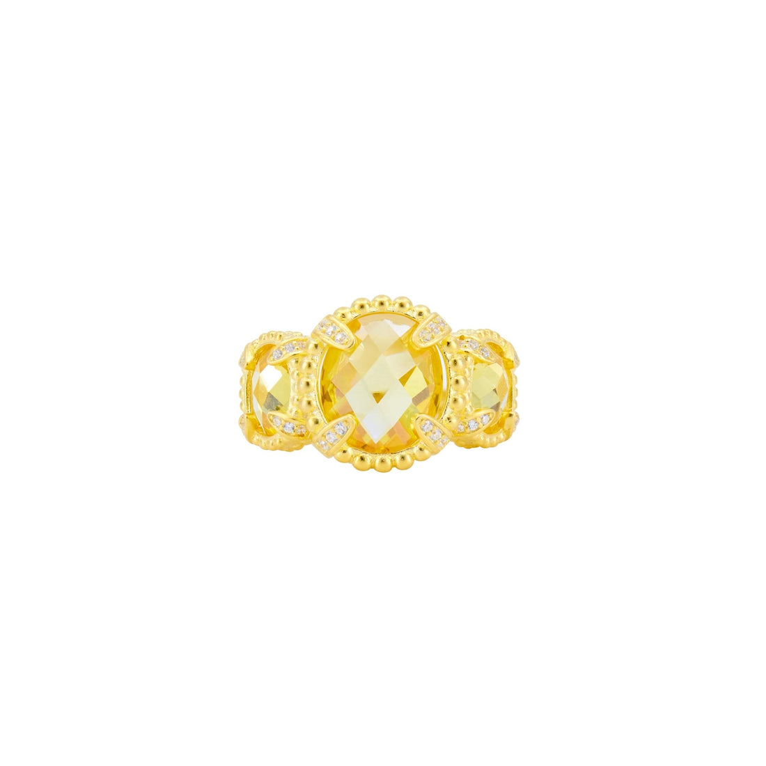 Brooklyn Canary Glow Cocktail Ring - FREIDA ROTHMAN