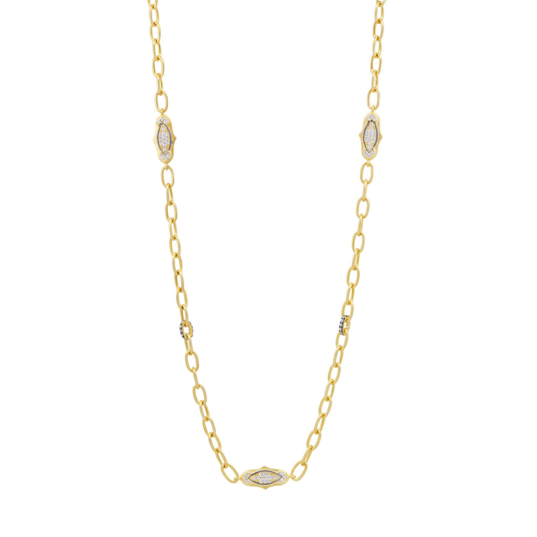 Signature Marquise Station Chain Link Necklace