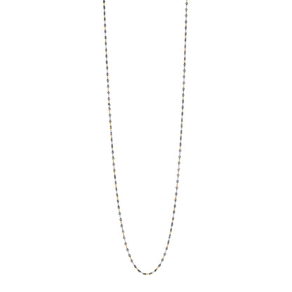 Signature Tri - Tone Bar Link Necklace - FREIDA ROTHMAN