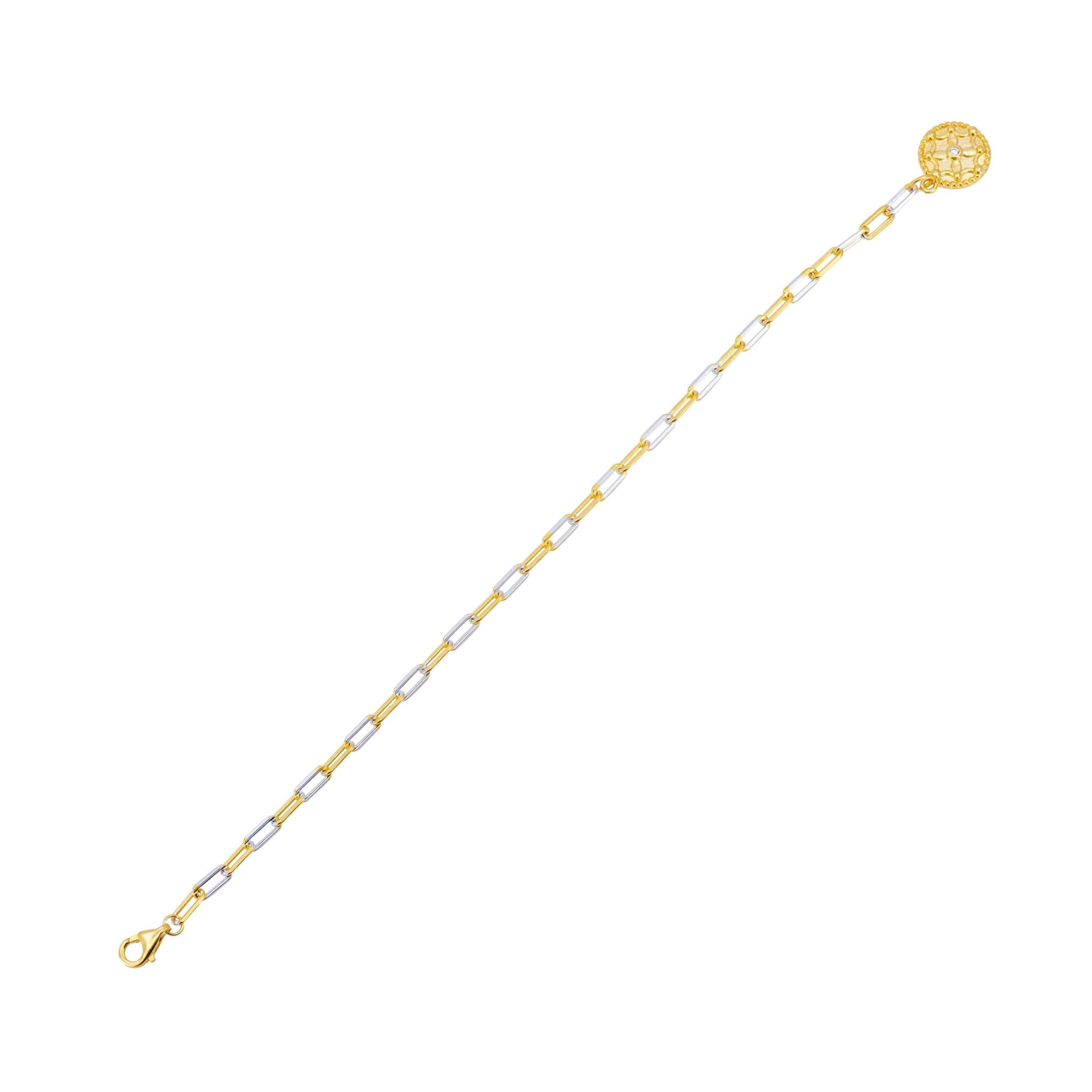 Signature Grit Chain Link Bracelet - FREIDA ROTHMAN