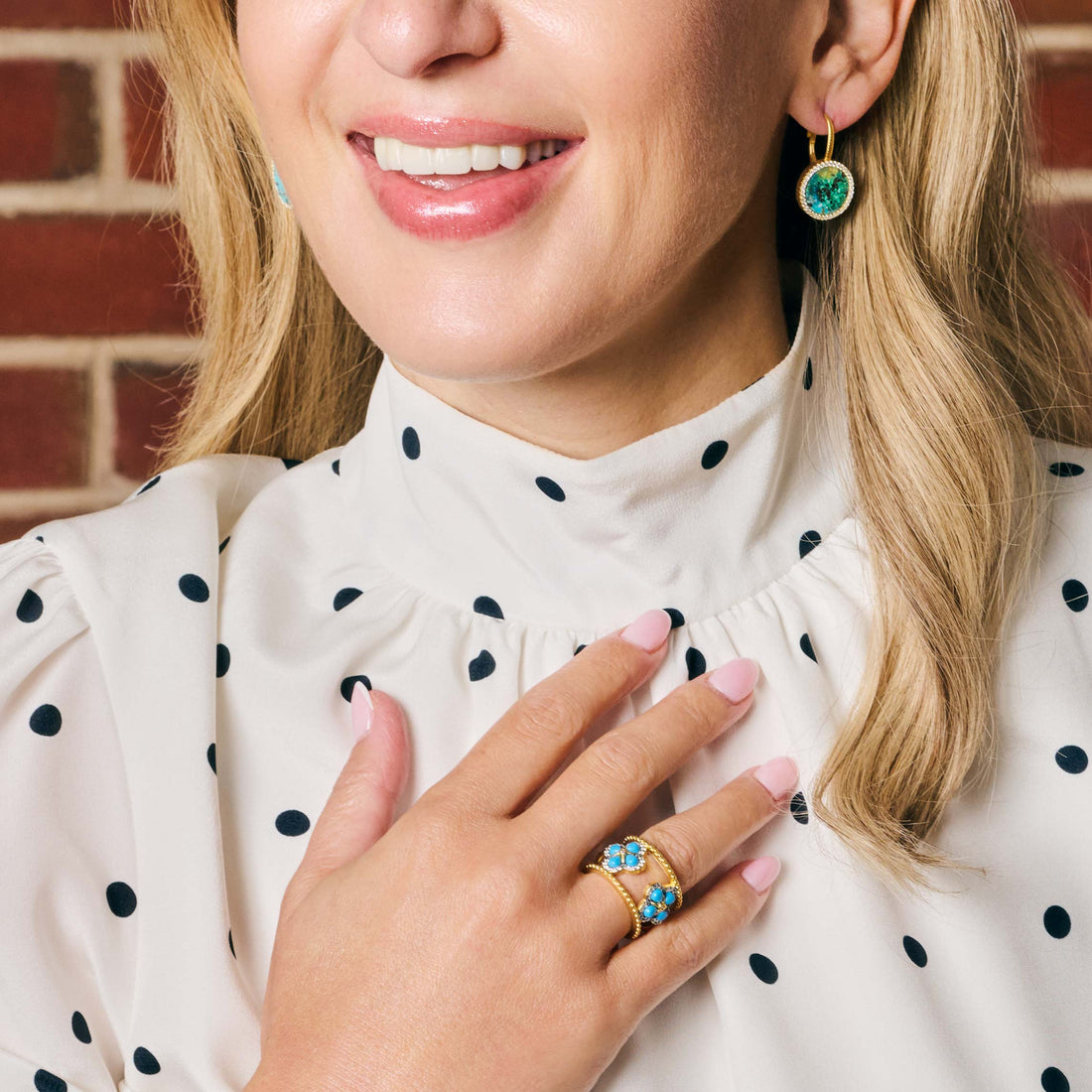 Brooklyn Aqua Azure Leverback Earrings - FREIDA ROTHMAN