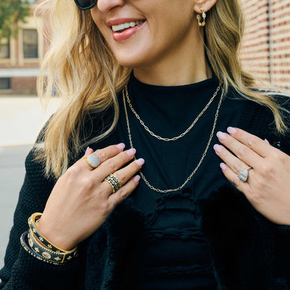 Signature Figaro Chain Link Necklace - FREIDA ROTHMAN