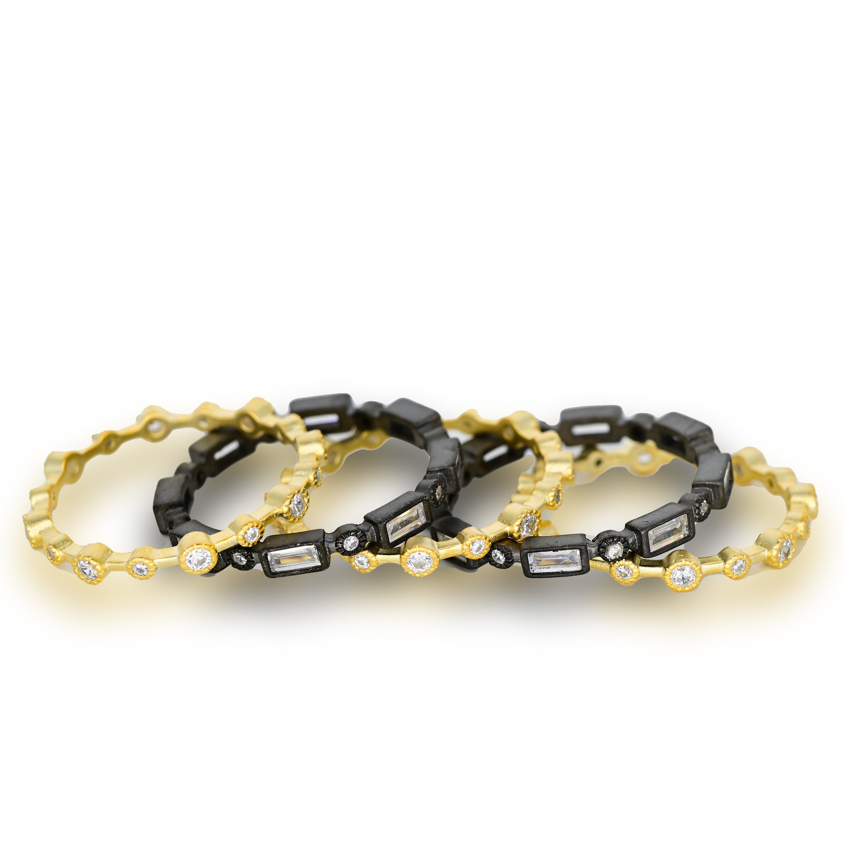 Celestial Geometric 5-Ring Stack