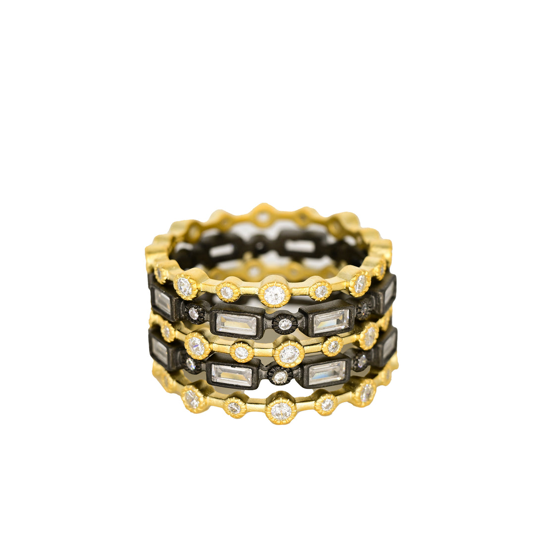 Celestial Geometric 5-Ring Stack