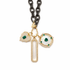 The Emerald Orbit Charm Necklace - FREIDA ROTHMAN