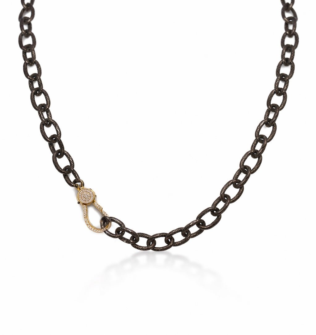 Chunky Cable Link Necklace - FREIDA ROTHMAN