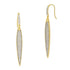  Petals and Pavé Large Hook Earring FREIDA ROTHMAN EARRING
