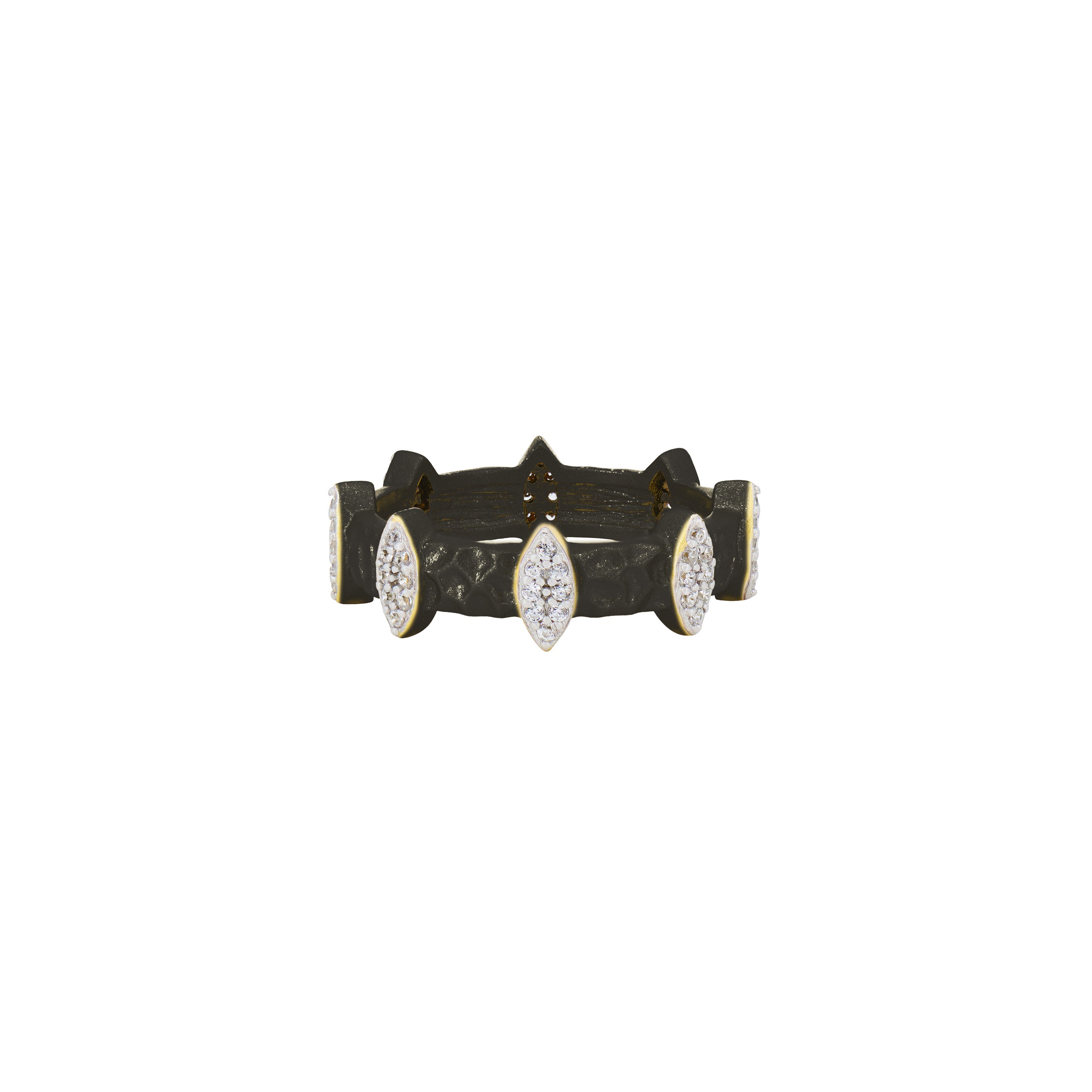 Petals in Bloom Textured 3-Stack Ring