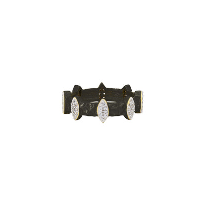 Petals in Bloom Textured 3-Stack Ring