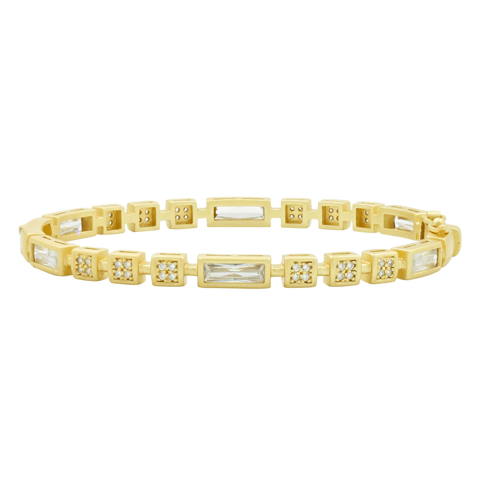 Clear-Allgold Coastal Hinge Bangle Brooklyn Coast BRACELET