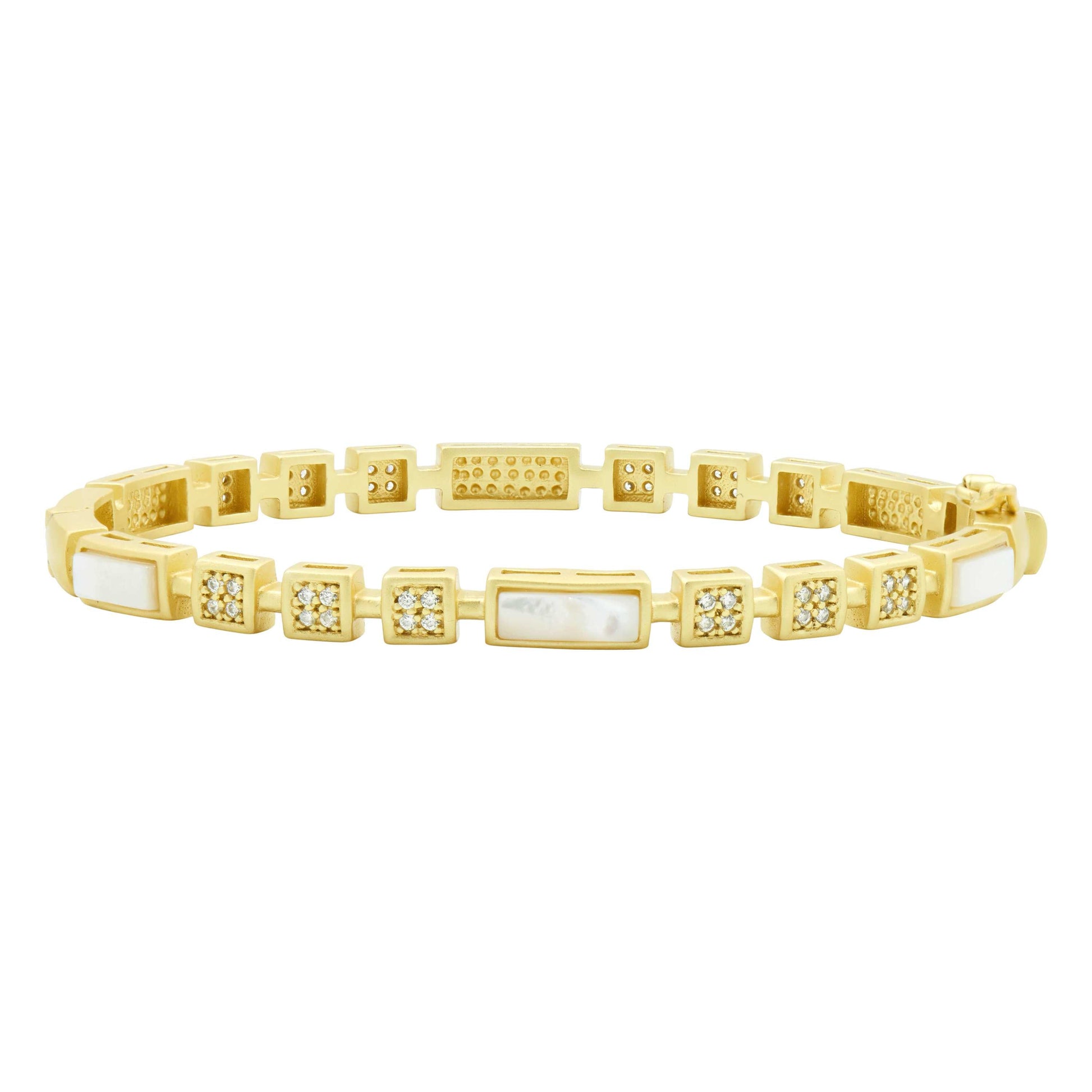 MotherofPearl Coastal Hinge Bangle Brooklyn Coast BRACELET