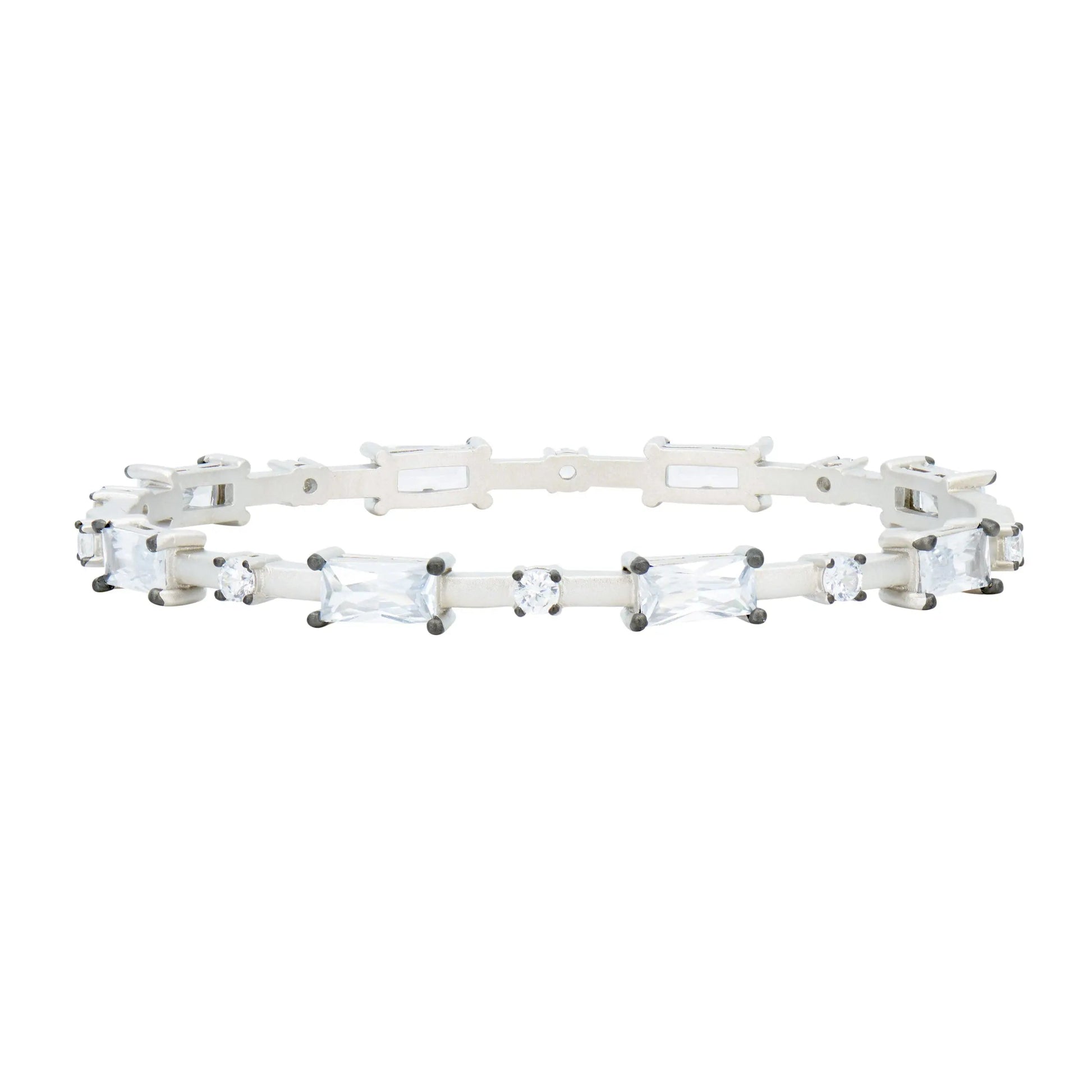  Cobblestone Hinge Bangle Industrial Finish BRACELET