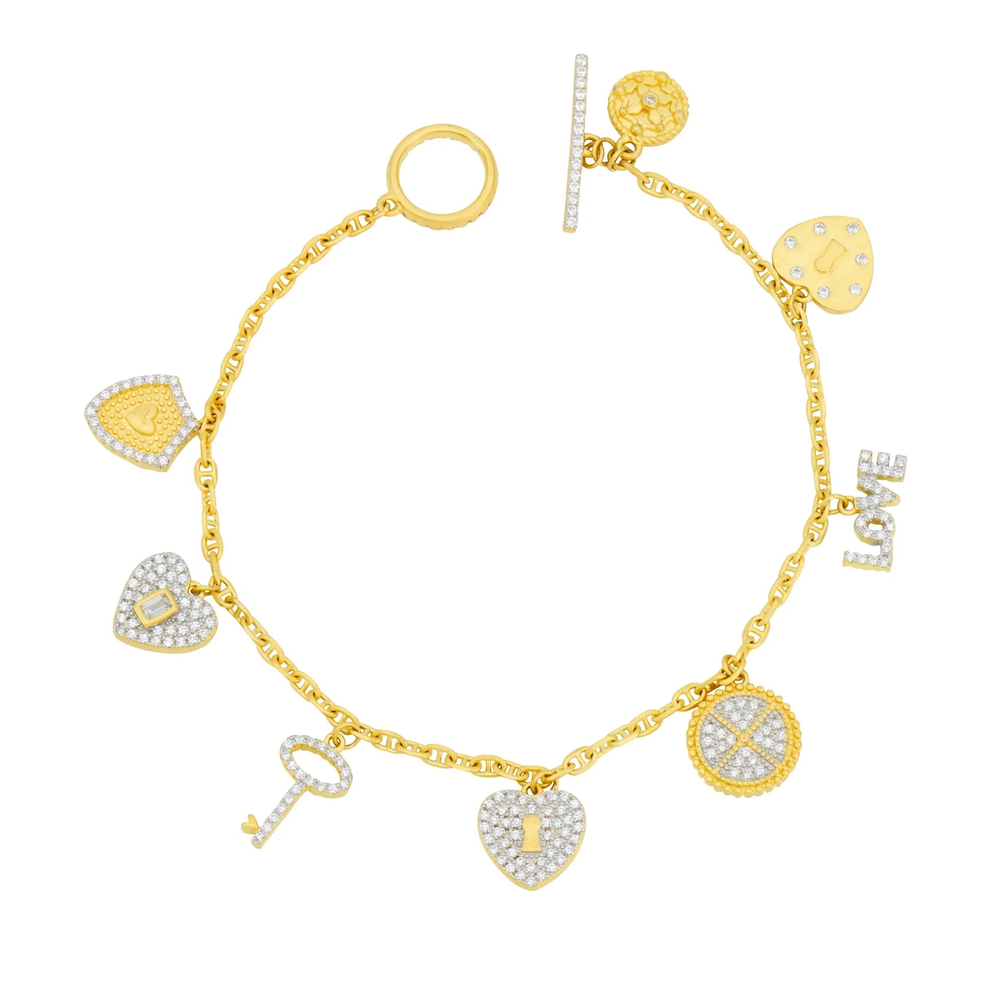  Dressed with Love Charm Bracelet Valentine's Day Gifts BRACELET