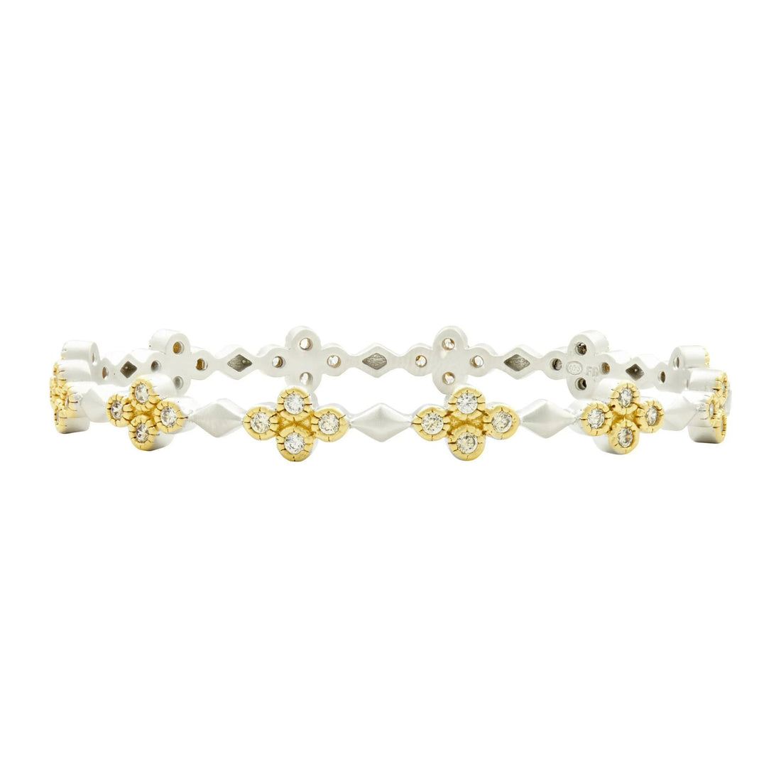 Fleur Bloom Delicate Hinge Bangle - FREIDA ROTHMAN