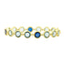 Station hinge bangle - imperial blue