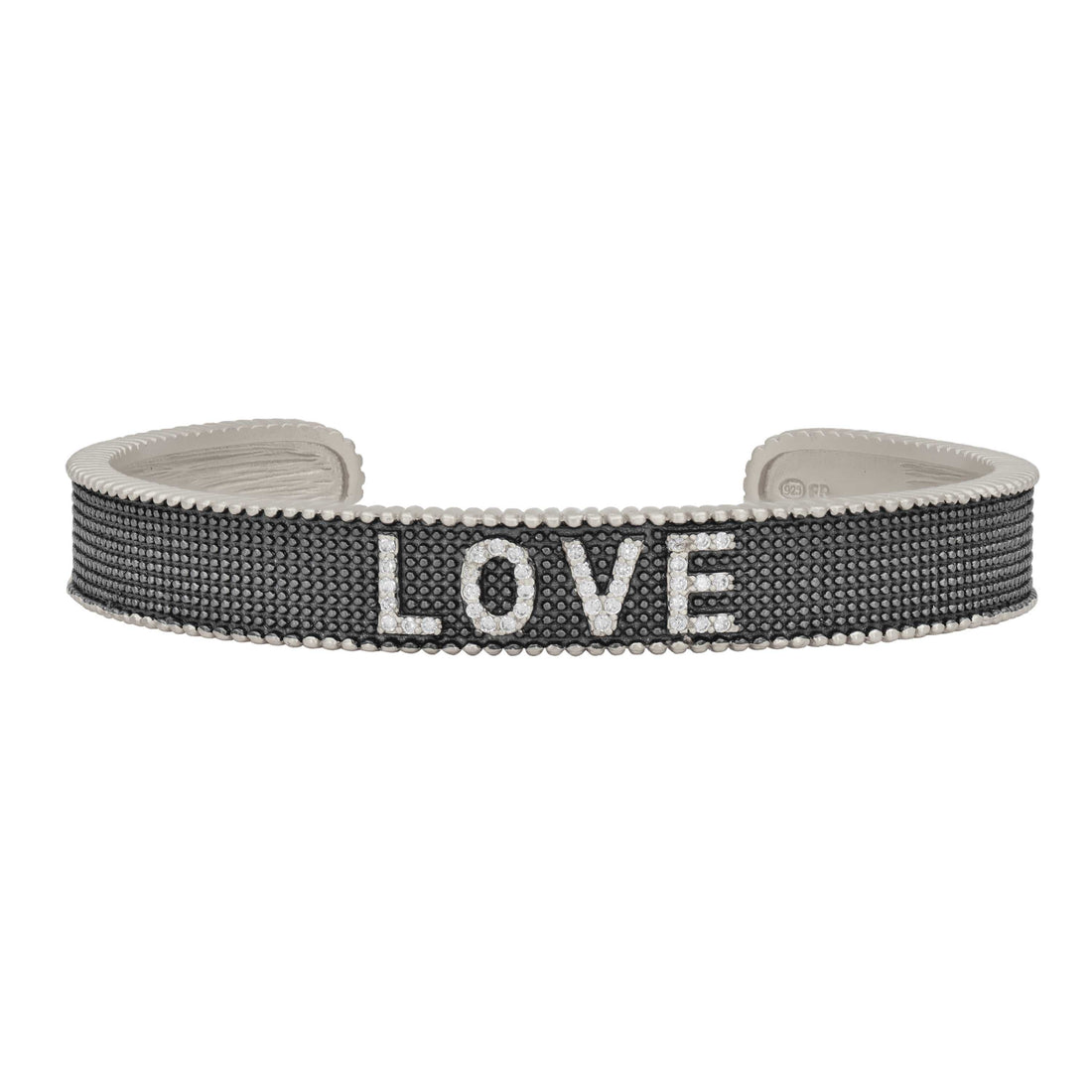 SilverandBlack Love Cuff Women of Strength BRACELET