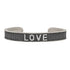 SilverandBlack Love Cuff Women of Strength BRACELET