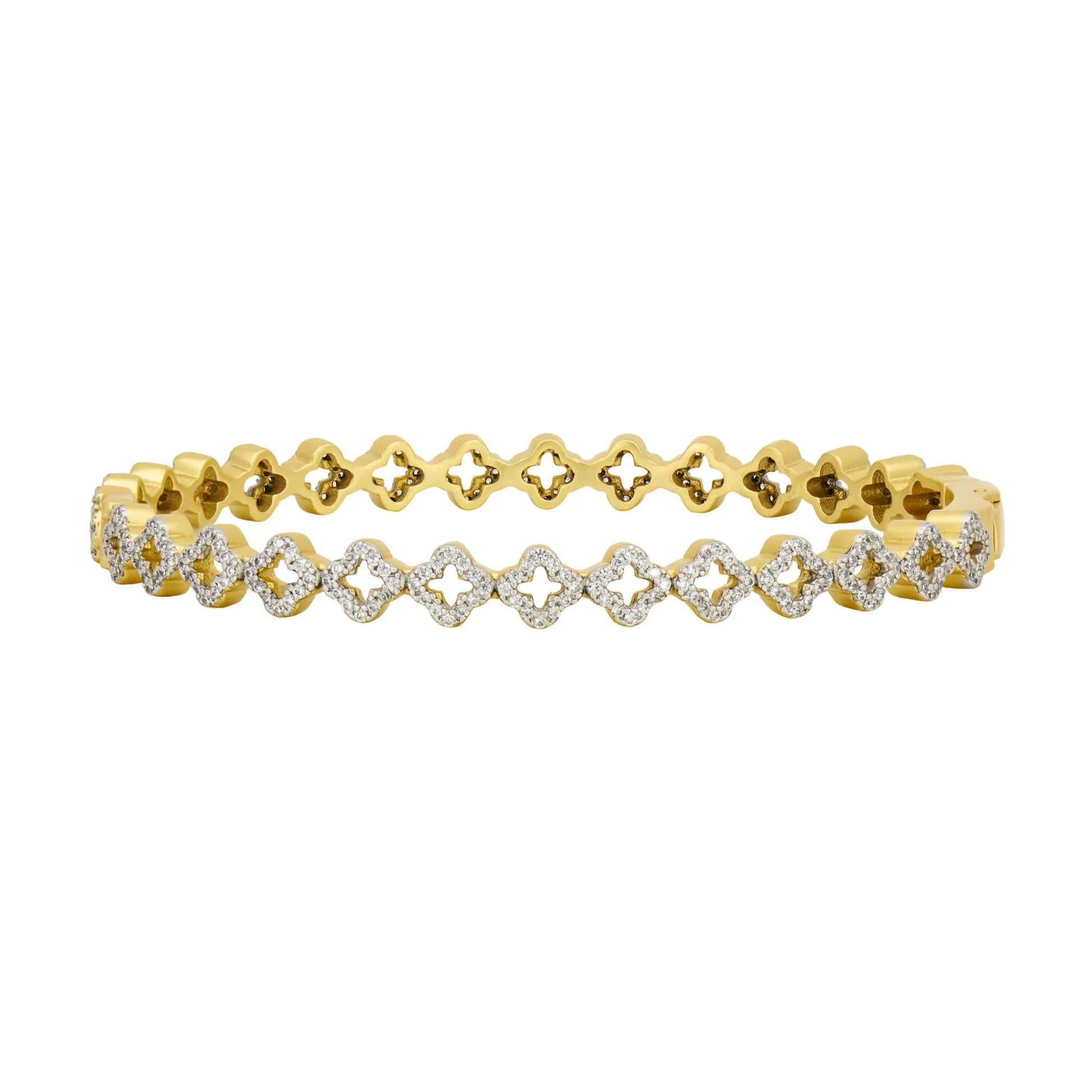  Nautical Clover Hinge Bangle FREIDA ROTHMAN BRACELET