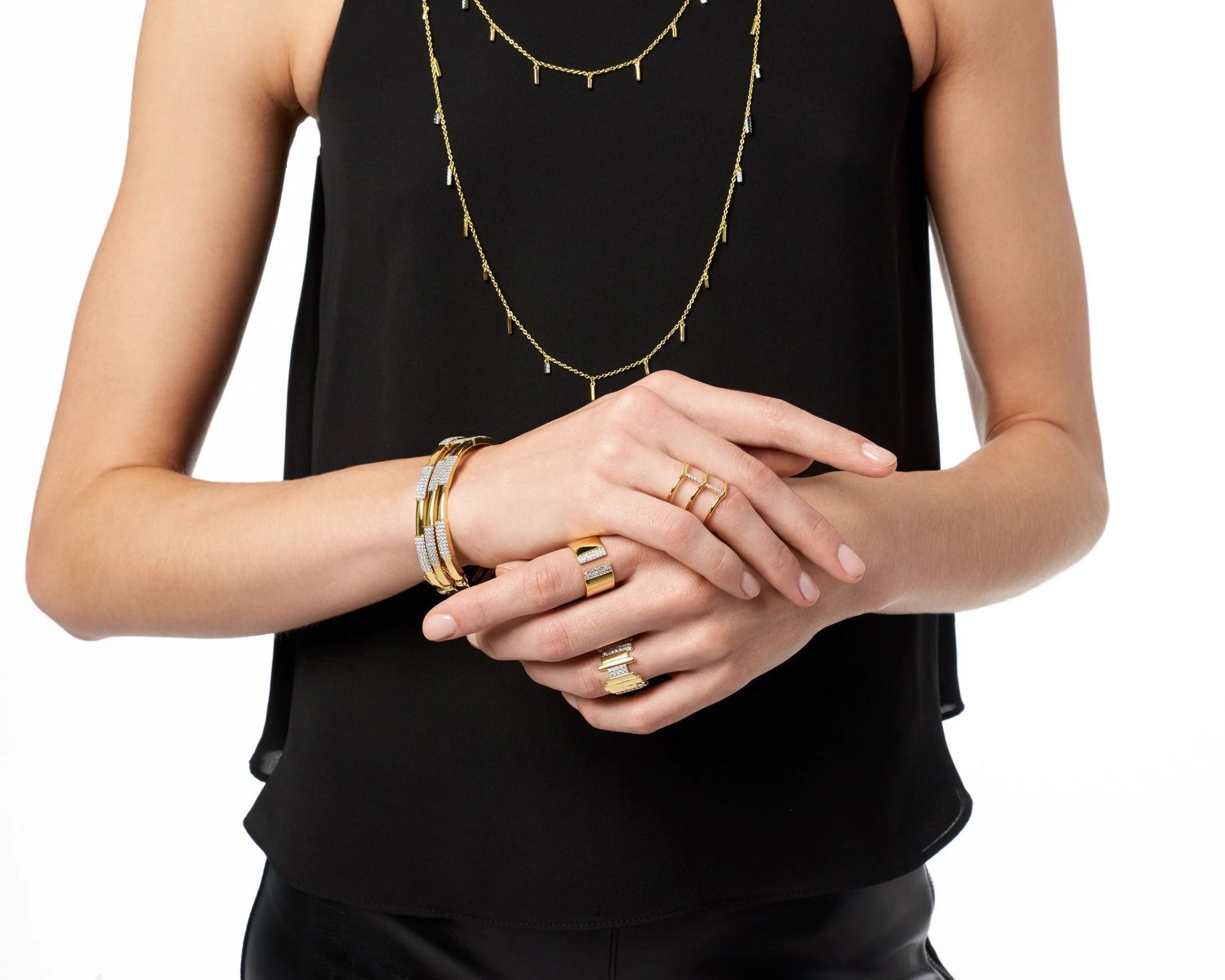 Radiance Thin Hinge Bangle - FREIDA ROTHMAN