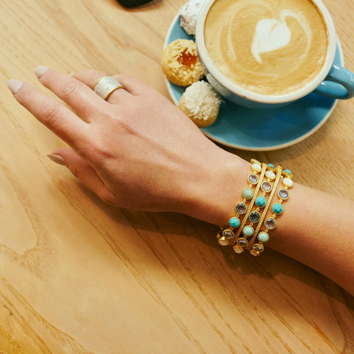  Shades of Hope Hinge Bangle Brooklyn Coast BRACELET