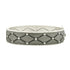 SilverBlack Signature Textured Hinged Bangle Signature BRACELET