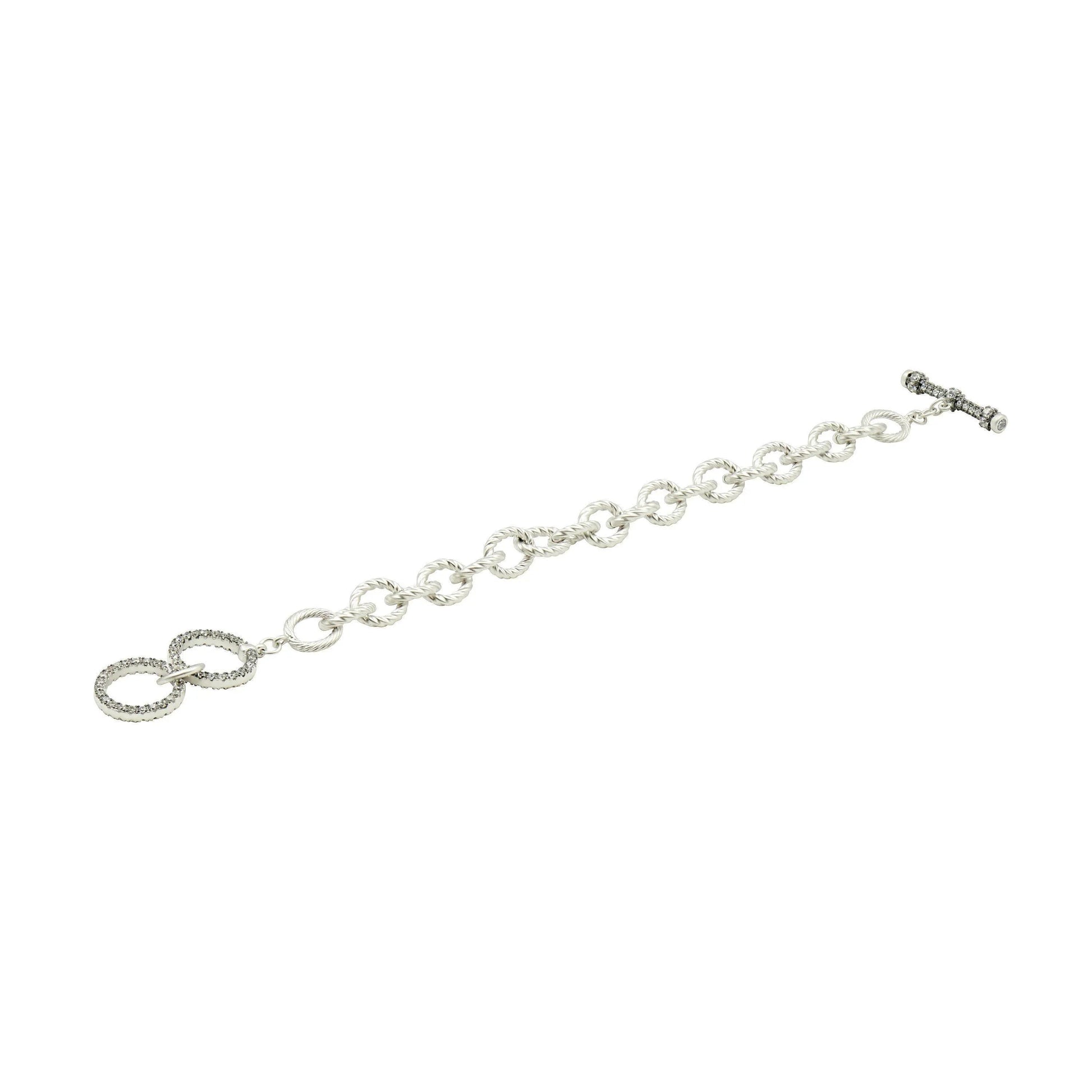 Signature Two Tone Chain Bracelet - FREIDA ROTHMAN