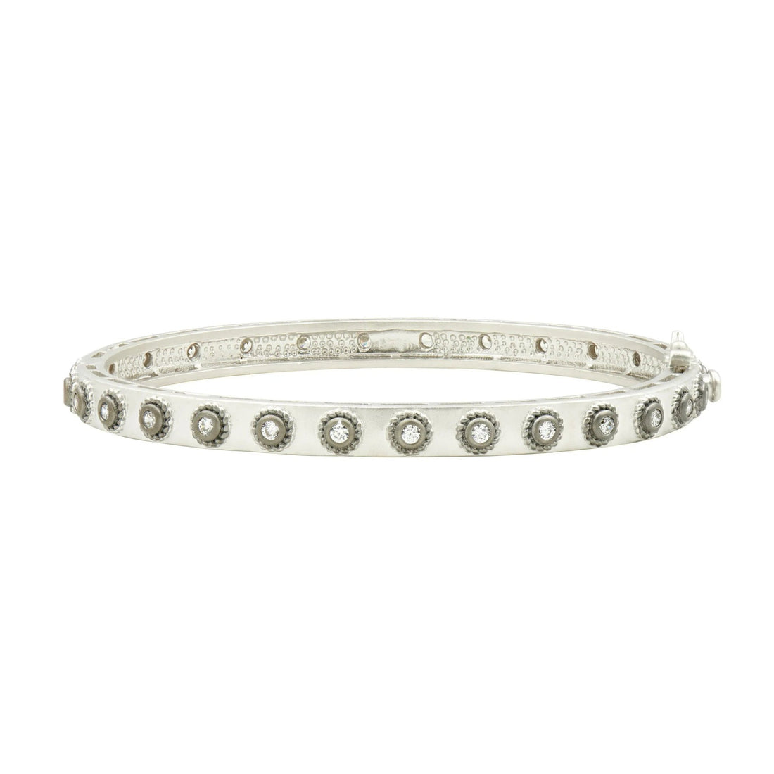 Studded Eternity Hinge Bangle - FREIDA ROTHMAN