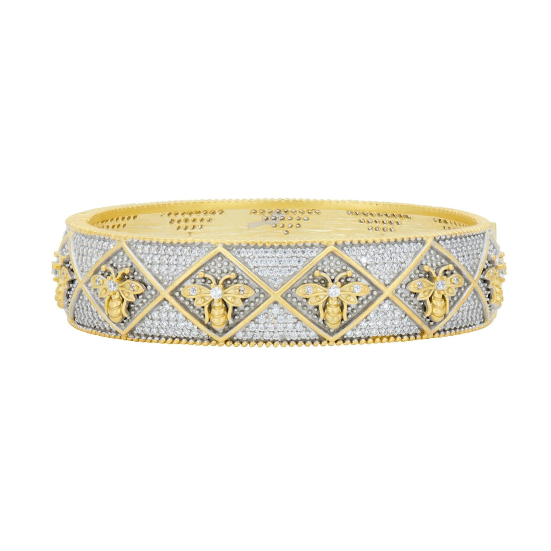 Wings of Hope Pavé Hinge Bangle - FREIDA ROTHMAN