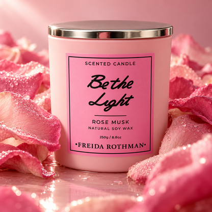 Be the Light Rose Musk Candle