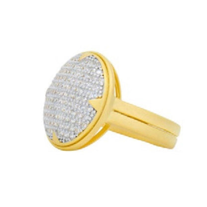 Signature Times Square Pavé Cocktail Ring - FREIDA ROTHMAN