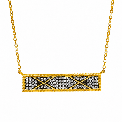 Signature Pavé Bar Necklace