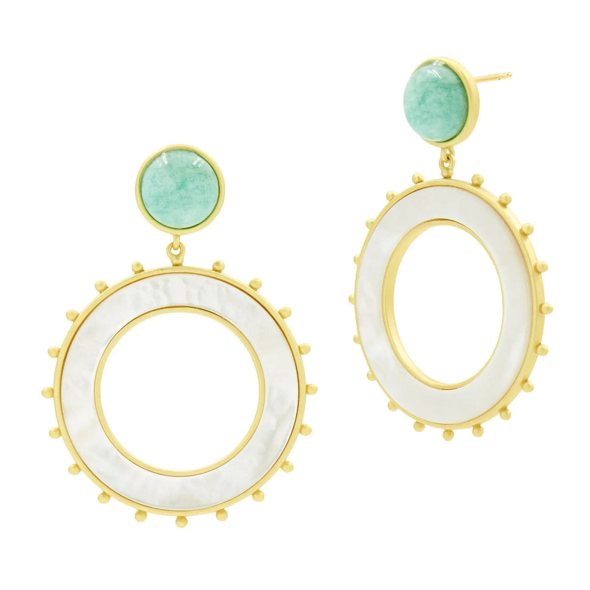 Starburst Open Hoop Earring - FREIDA ROTHMAN