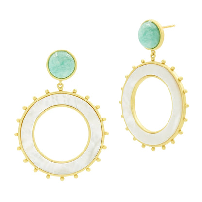 Starburst Open Hoop Earring - FREIDA ROTHMAN