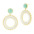 Starburst Open Hoop Earring - FREIDA ROTHMAN