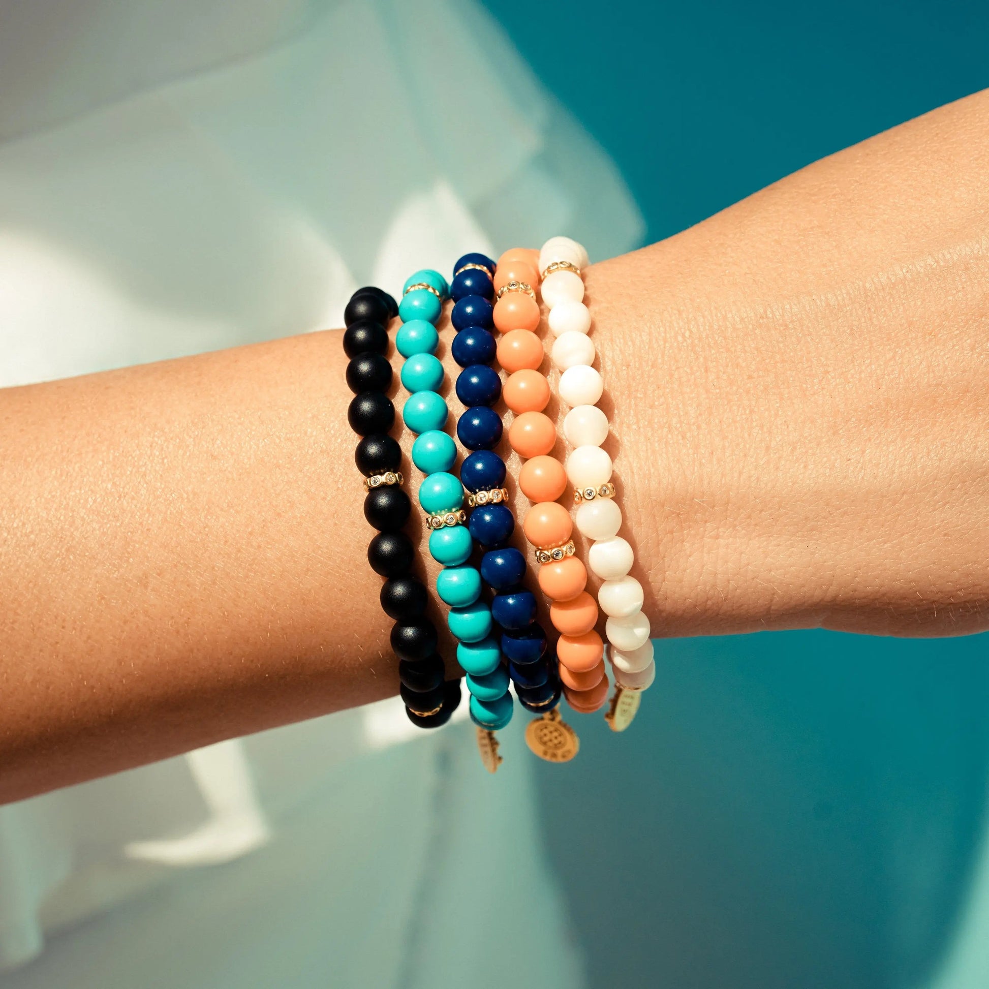  Candy Colored Summer Beaded Bracelet Color Theory 