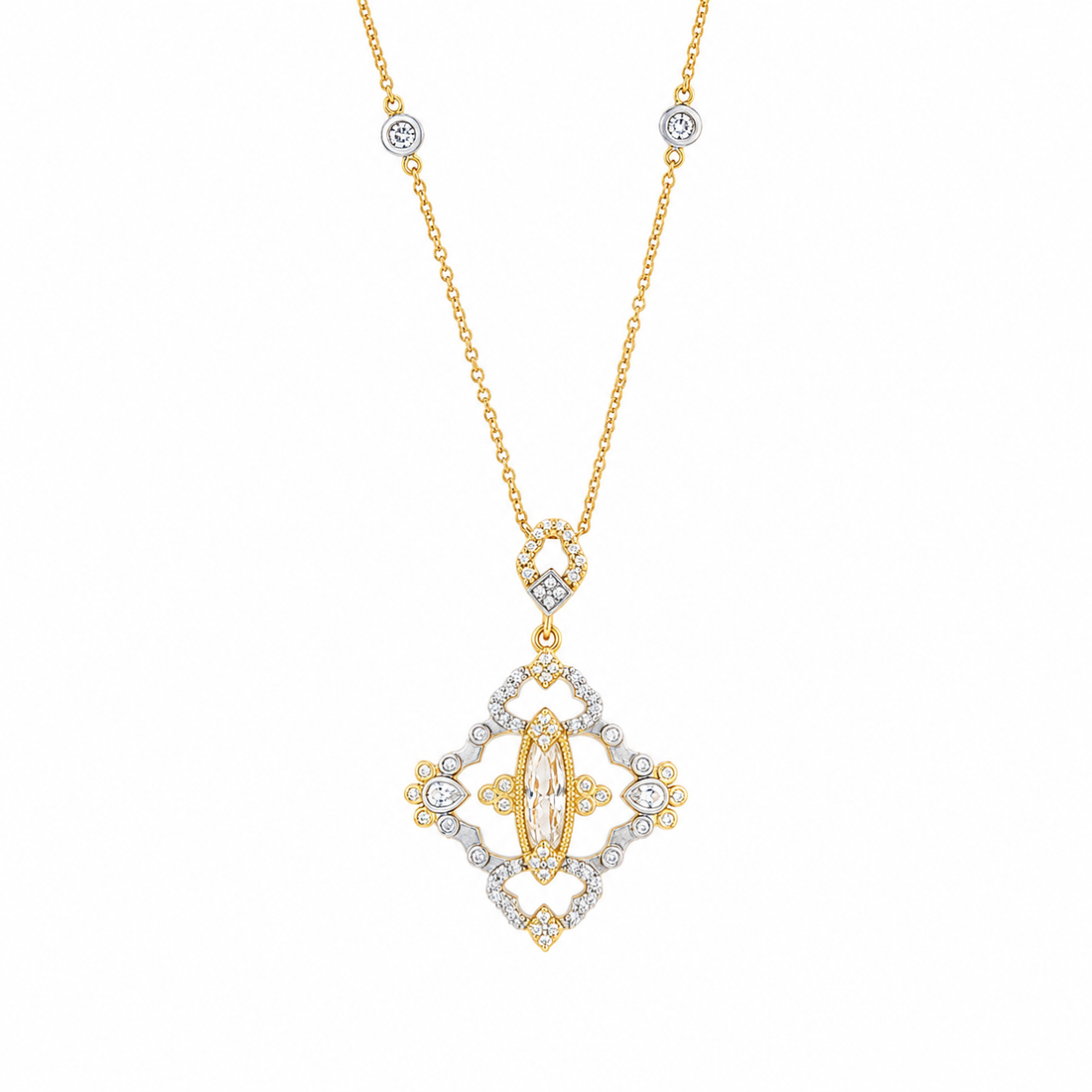 Legacy Marquise Pendant Necklace