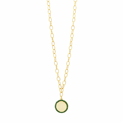 Chain Link Pendant Necklace