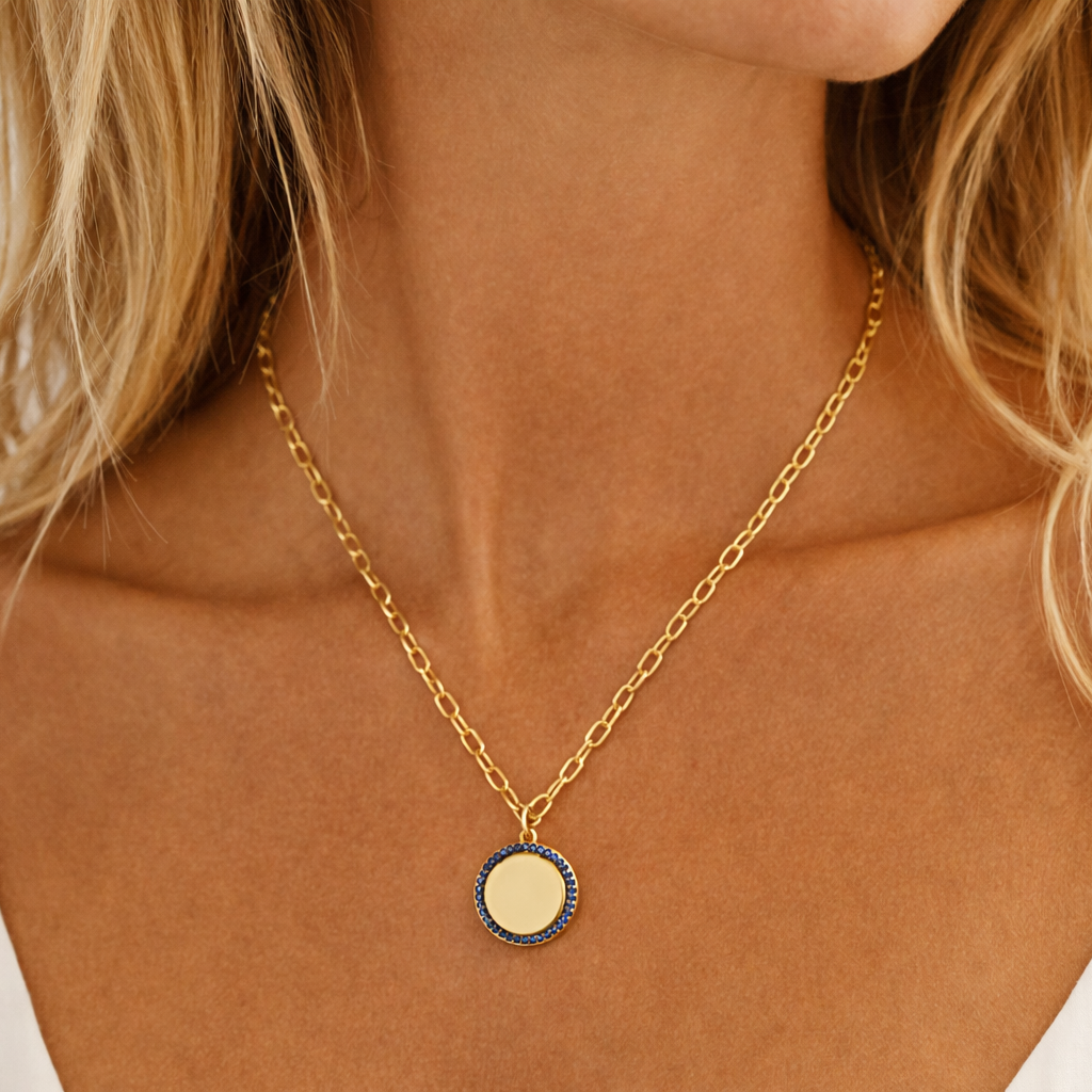 Chain Link Pendant Necklace